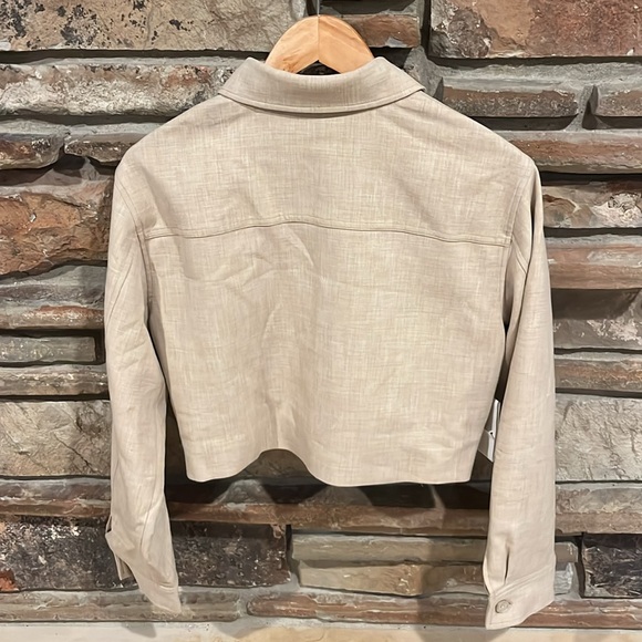 Wilfred Little Cropped Heather Oat Beige Jacket - Picture 6 of 9